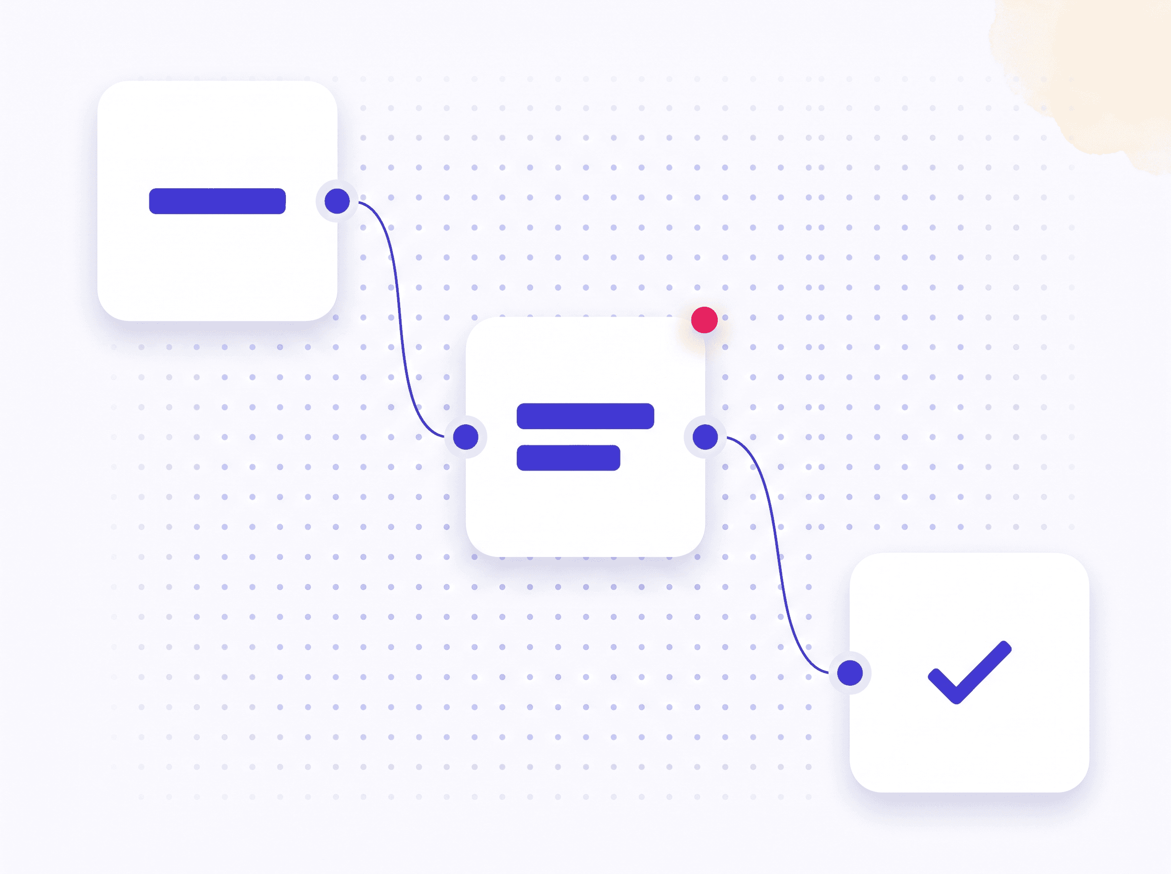 Canvas infinito do Flow com nodes flutuando em espaço aberto